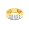 0.35 Ct Diamond Men's Ring 18K Gold IGI Certified H-I I1 Natural Diamond Ring