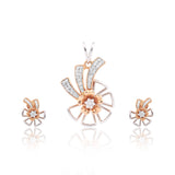 IGI Certified 0.56 Ct Natural Diamond Pendant Set 18K Gold Jewellery for Women - view 2