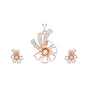 IGI Certified 0.56 Ct Natural Diamond Pendant Set 18K Gold Jewellery for Women