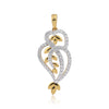 18k Gol IGI Certified Diamond Pendant Set 2.96 ct Necklace Engagement Jewellery - view 4