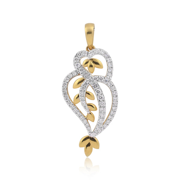 18k Gol IGI Certified Diamond Pendant Set 2.96 ct Necklace Engagement Jewellery - view 4