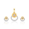 IGI Certified 0.62 Ct Diamond Pendant Set G-H VS 18K Gold for Women Fine Jewellery