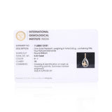 IGI Certified Diamond Pendant 2.00 ct 18K Gold Necklace Engagement Gift - view 6