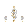 18k Gol IGI Certified Diamond Pendant Set 2.96 ct Necklace Engagement Jewellery