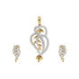 18k Gol IGI Certified Diamond Pendant Set 2.96 ct Necklace Engagement Jewellery