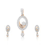 IGI Certified Diamond Pendant Set 2.08 ct 18K Gold Natural Diamond Jewellery