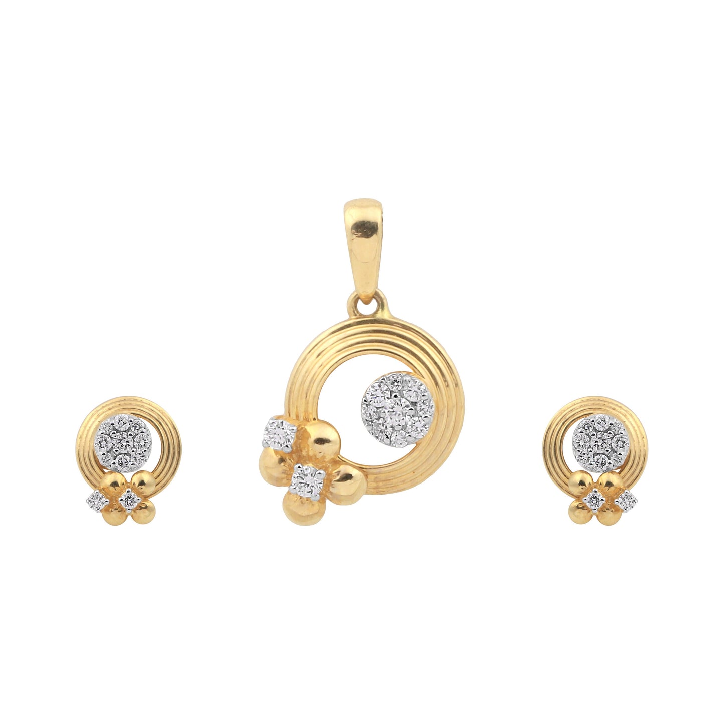 IGI Certified Natural Diamond Pendant Set 1.08 ct 18K Gold Necklace Jewellery