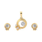 IGI Certified Natural Diamond Pendant Set 1.08 ct 18K Gold Necklace Jewellery