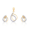 IGI Certified 0.65 Ct Diamond Pendant Set 18K Gold H-I SI Jewellery