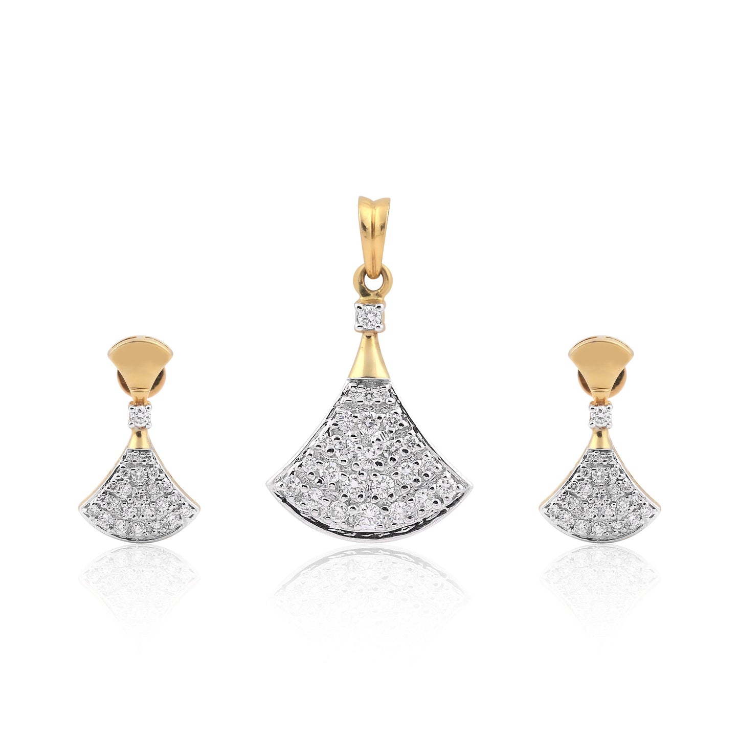 IGI Certified 1.15 Ct Diamond Pendant Set 18K Gold H-I VS Classic Jewellery - view 3