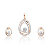 IGI Certified 18K Gold Diamond Pendant Set 1.79 Ct G-H-I VS Premium Jewellery