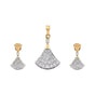 IGI Certified 1.15 Ct Diamond Pendant Set 18K Gold H-I VS Classic Jewellery