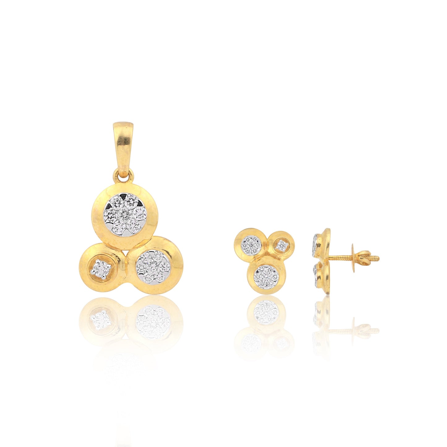 IGI Certified 0.89 ct Natural Diamond Pendant Set 18K Gold Necklace Elegant - view 2