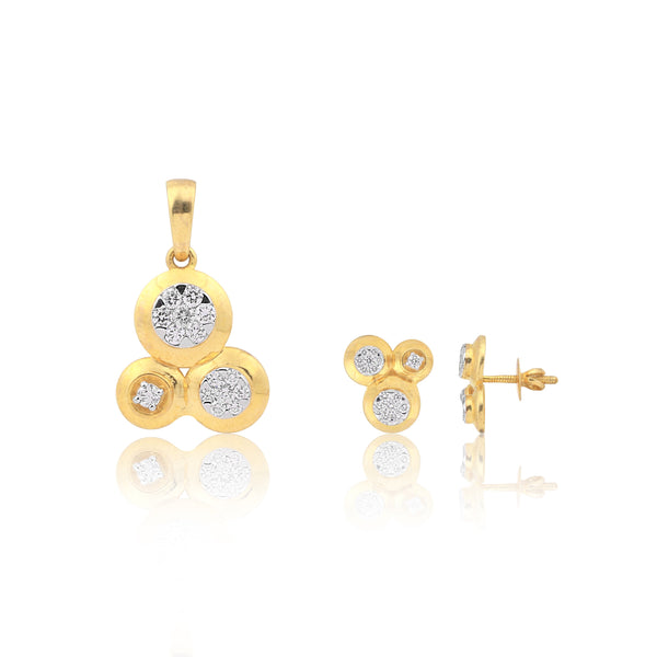 IGI Certified 0.89 ct Natural Diamond Pendant Set 18K Gold Necklace Elegant - view 2