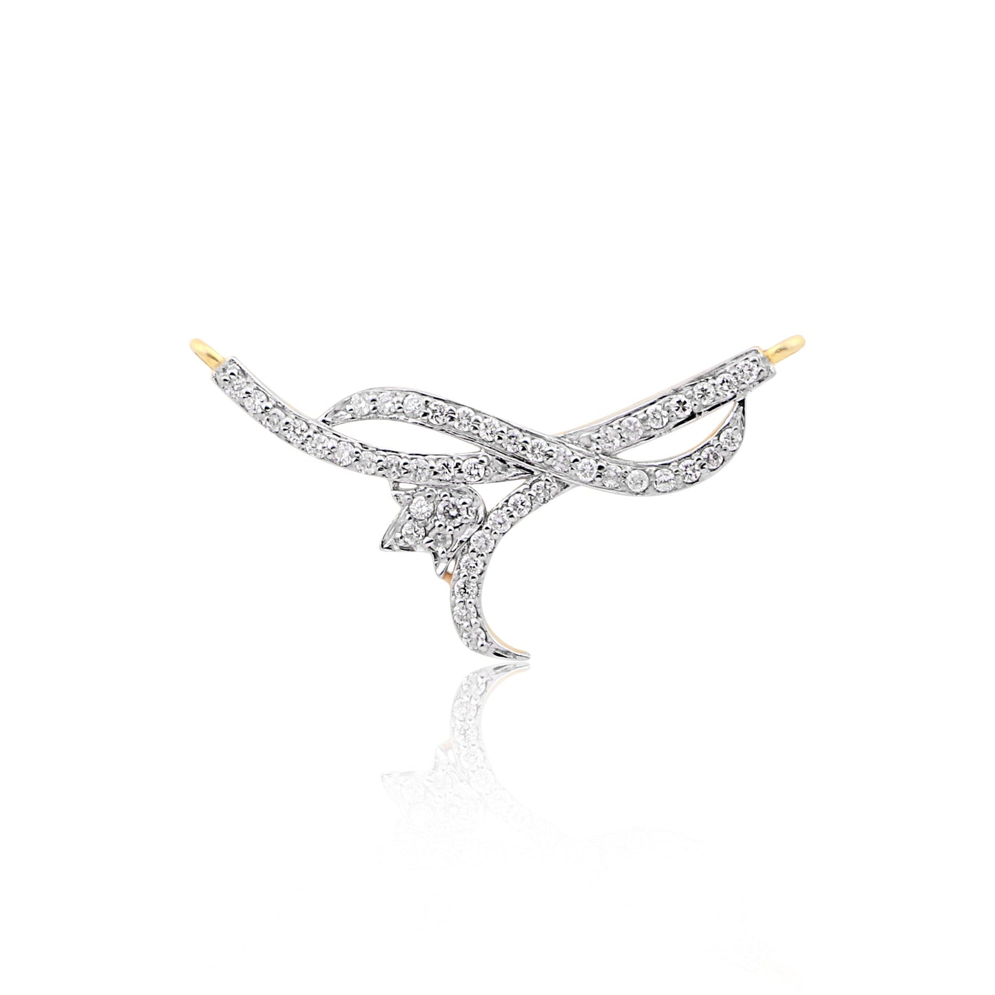 Luxury 0.61 Ct Diamond Pendant Set IGI Certified 18K Gold G-H VS Jewellery - view 3