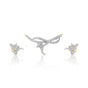 Luxury 0.61 Ct Diamond Pendant Set IGI Certified 18K Gold G-H VS Jewellery