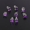65 Ct Natural Purple Amethyst Earrings - GEMHUB - View 5