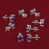 65 Ct Natural Purple Amethyst Earrings - GEMHUB - View 6