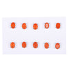 65 Ct Natural Orange Carnelian Earrings - GEMHUB - View 2