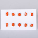 65 Ct Natural Orange Carnelian Earrings - GEMHUB - View 3