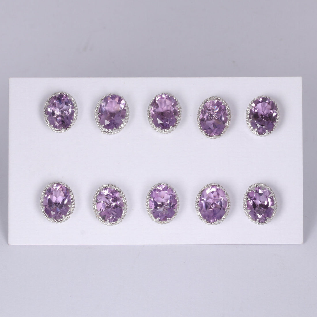 65 Ct Natural Purple Moonstone Earrings - GEMHUB - View 3