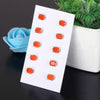 65 Ct Natural Orange Carnelian Earrings - GEMHUB
