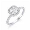 2 Ct Cushion Cut Lab Grown Diamond Ring - GEMHUB