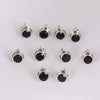 65 Ct Natural Black Agate Earrings - GEMHUB - View 6