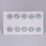 65 Ct Natural Aqua Sky Aquamarine Earrings - GEMHUB - View 3