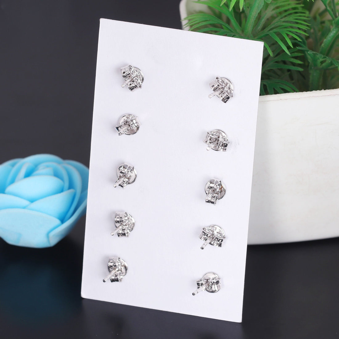 65 Ct Natural Aqua Sky Aquamarine Earrings - GEMHUB - View 4