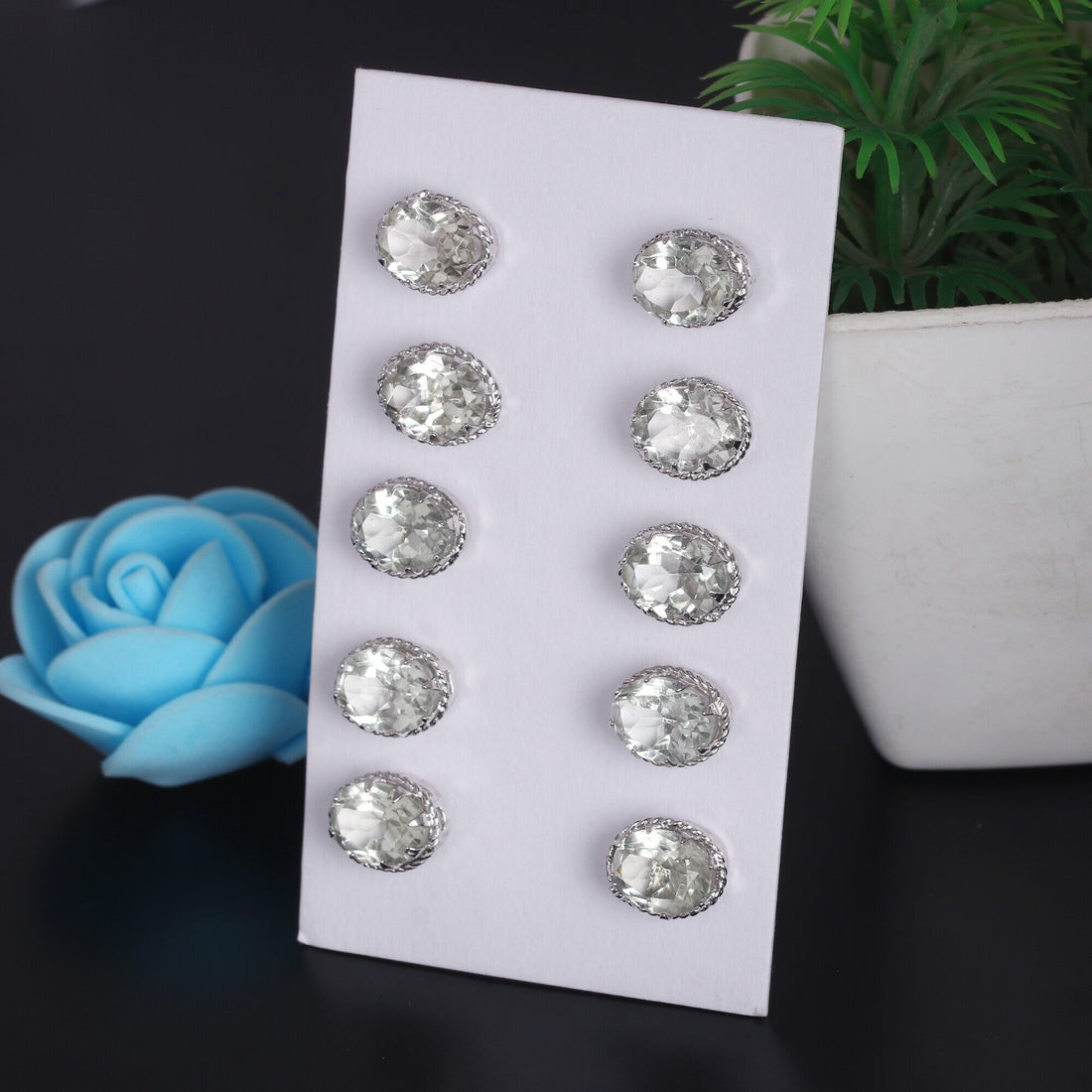 65 Ct Natural Aqua Sky Aquamarine Earrings - GEMHUB