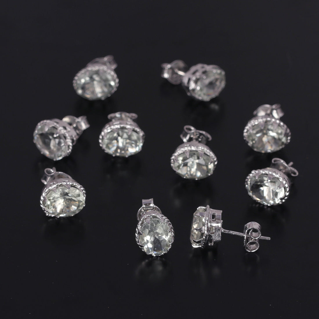 65 Ct Natural Aqua Sky Aquamarine Earrings - GEMHUB - View 5