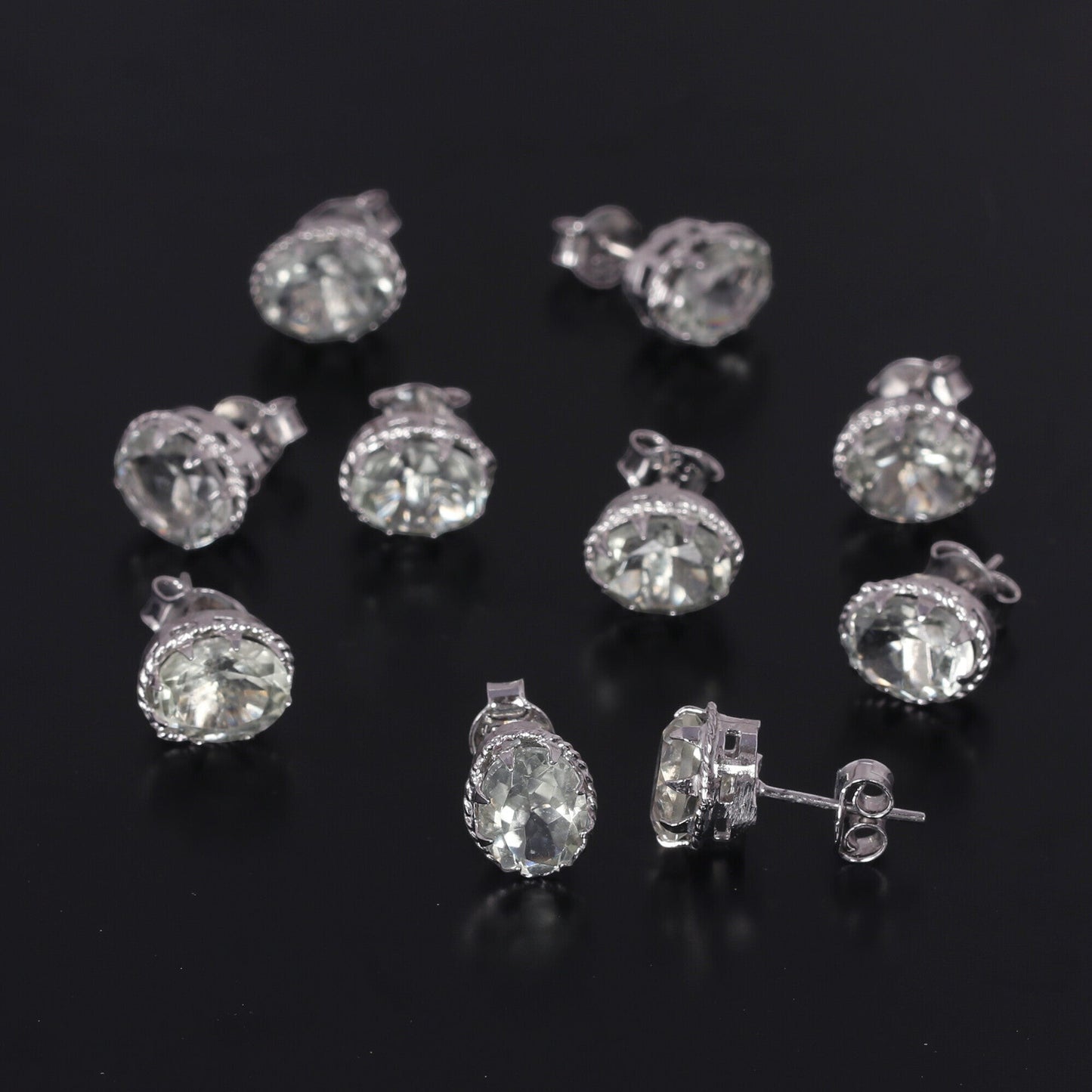 65 Ct Natural Aqua Sky Aquamarine Earrings - GEMHUB - View 5