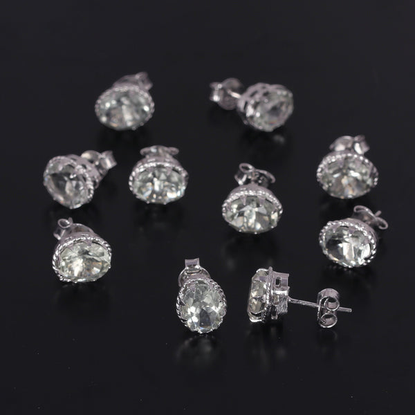 65 Ct Natural Aqua Sky Aquamarine Earrings - GEMHUB - View 5