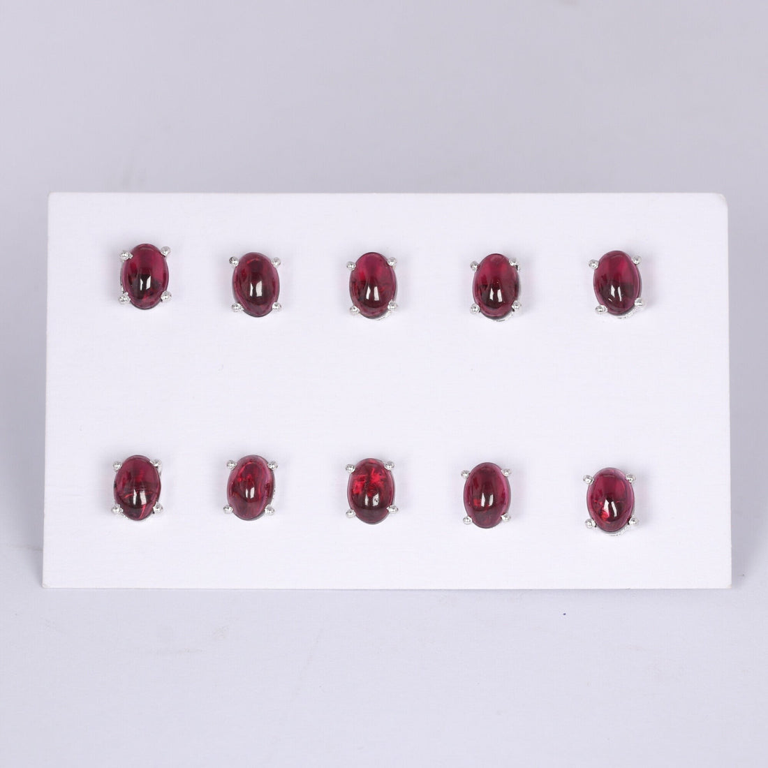 65 Ct Natural Red Garnet Earrings - GEMHUB - View 3