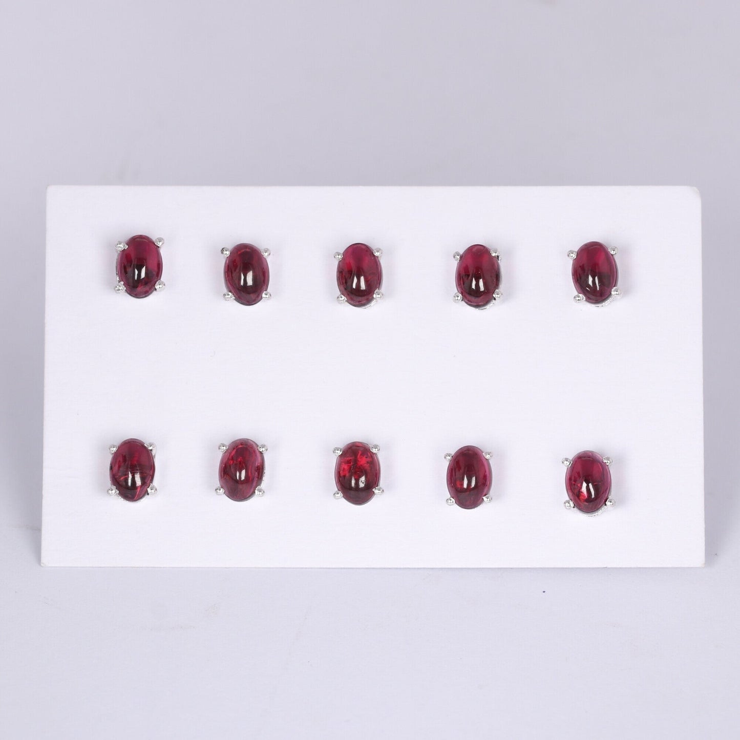65 Ct Natural Red Garnet Earrings - GEMHUB - View 3