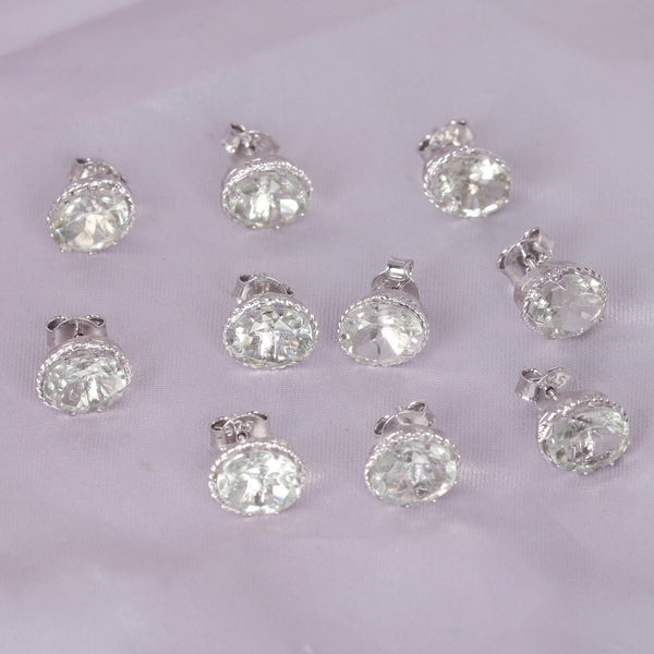 65 Ct Natural Aqua Sky Aquamarine Earrings - GEMHUB - View 6