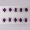 65 Ct Natural Purple Amethyst Earrings - GEMHUB - View 3
