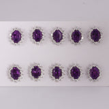65 Ct Natural Purple Amethyst Earrings - GEMHUB - View 3