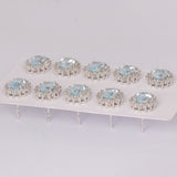 65 Ct Natural Aqua Sky Aquamarine Earrings - GEMHUB