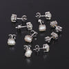 65 Ct Natural White Pearl Earrings - GEMHUB - View 5