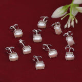 65 Ct Natural White Pearl Earrings - GEMHUB - View 6
