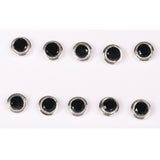 65 Ct Natural Black Agate Earrings - GEMHUB - View 2