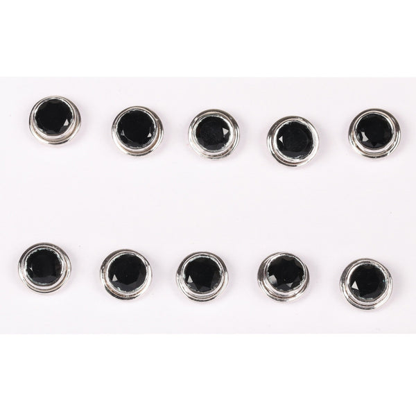 65 Ct Natural Black Agate Earrings - GEMHUB - View 2