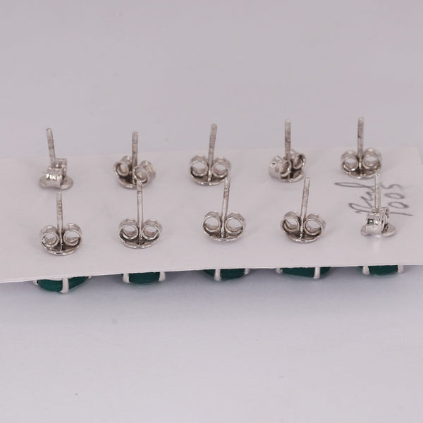 65 Ct Natural Green Emerald Earrings - GEMHUB - View 4