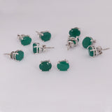 65 Ct Natural Green Emerald Earrings - GEMHUB - View 5