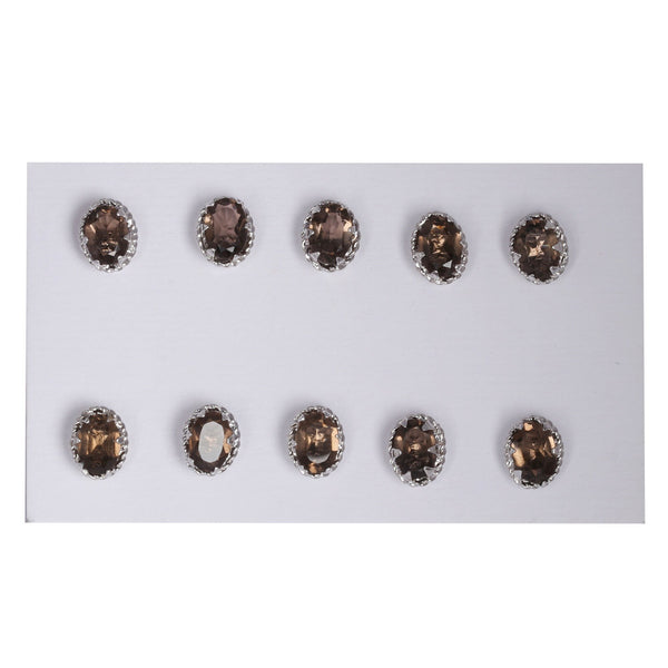 65 Ct Natural Brown Topaz Earrings - GEMHUB - View 2