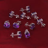 65 Ct Natural Purple Amethyst Earrings - GEMHUB - View 6