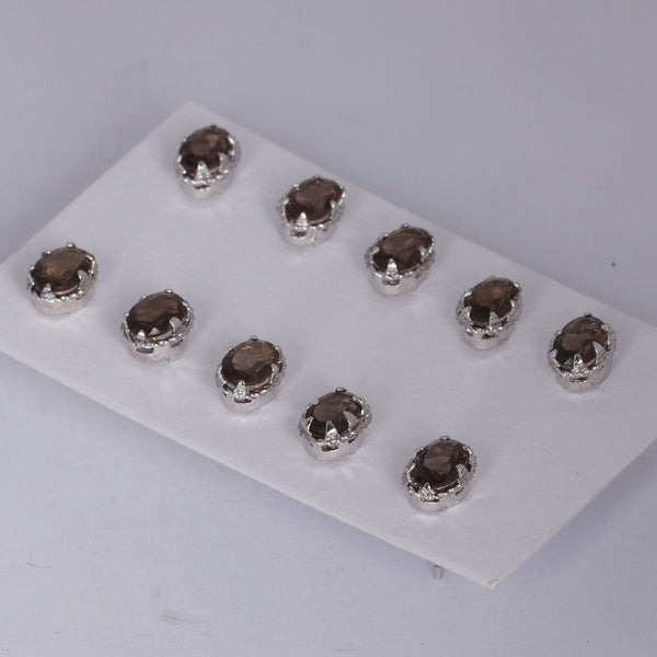 65 Ct Natural Brown Topaz Earrings - GEMHUB
