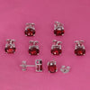 65 Ct Natural Red Garnet Earrings - GEMHUB - View 5